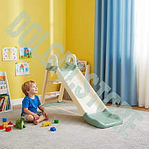 Гірка дитяча пластикова Долоні 140 см. (0140/18) Бежево-м'ятна, фото 3