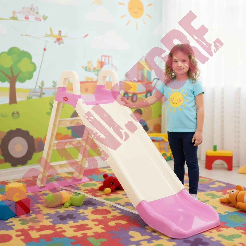 Гірка пластикова Долоні 140 см. (0140/17) Бежево-рожева