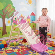 Гірка пластикова Долоні 140 см. (0140/17) Бежево-рожева, фото 3