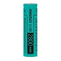 Акумулятор 18650, 2800 mAh, Videx, 1 шт, Li-ion, 3.7V, без захисту, Bulk
