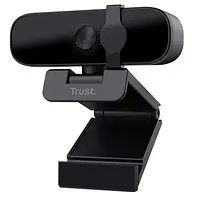 Веб-камера Trust Tanor, Black, 1920x1080/30 fps, вбудований мікрофон, автофокус, автоматичний баланс білого, універсальне