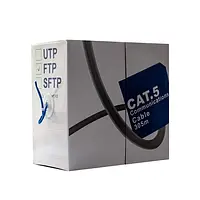 Кабель FTP, CCA, для внутрішньої прокладки, 4x2x0,48 мм, кат.5e, GTL, бухта 305 м (GTLFTP42485E305)