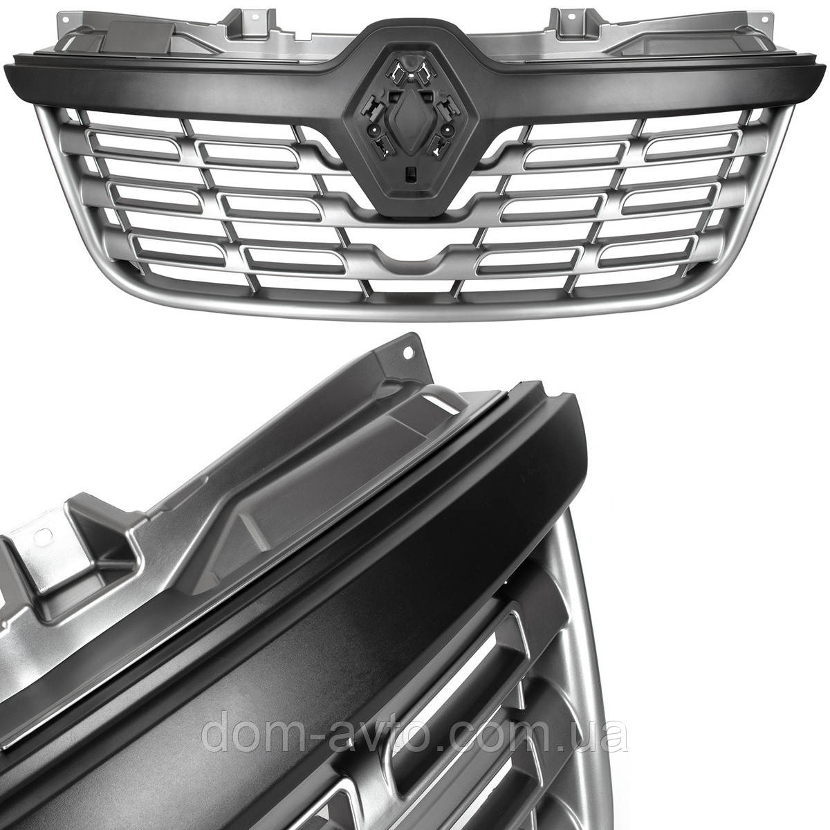 Решітка радіатора Renault Master III FL 14-19 між фарами, фото 1