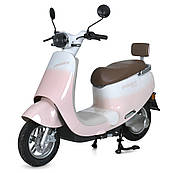 Електроскутер MES 1028-3 Viva, мотор 600W, до 45 км/год, запас ходу 80 км, рожевий