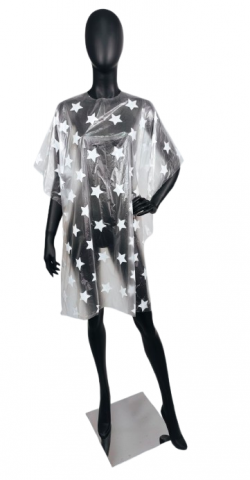 Пеньюар одноразовий 100×135 см 50 шт. зірочка Тімпа, фото 1