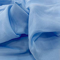 Ткань Шифон однотонный Голубой