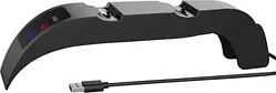 Зарядний пристрій iPega PG-P5016, Black, для 2-ох геймпадів PS5 DualSense, встановлюється на ігрову консоль PlayStation 5