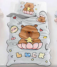 Плед дитячий теплий 140*100 см королівський фліс Преміум, мікрофібра софт, ковдра м'яка тепла