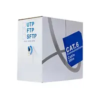 Кабель FTP, CCA, для внутрішньої прокладки, 4x2x0,48 мм, кат.6, GTL, бухта 305 м (GTLFTP42486305)