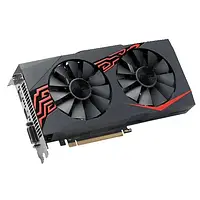 Б/В Відеокарта Radeon RX 570, Asus, OC, 4Gb GDDR5, 256-bit, DVI/HDMI/DP, 1256/7000 MHz, 8-pin (EX-RX570-O4G)