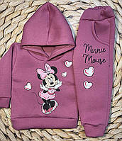 Детский тёплый костюм Минни маус на девочку 92-98,98-104,104-110,110-116 см