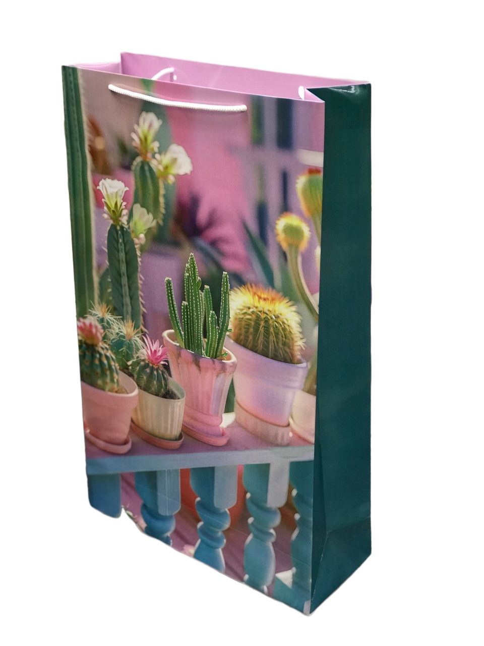 Пакет подарунковий "Квіти" √6 (31*51*12 см), фото 1
