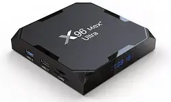 ТВ-приставка Mini PC - X96 Max Plus Ultra Amlogic S905x4, 4Gb, 32Gb, Wi-Fi 2.4G+5G+100 Lan, USB3.0, Mali-G31, HDMI, Display,