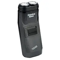 Електробритва Харків Х-6500, Black, 5W, роторна, сухе гоління, 2 головки для гоління, одинарне лезо, живлення від мережі, тример