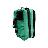 М'ятна світло зелена аптечка, підсумок індивідуальної аптечки IFAK, аптечний підсумок для цивільних, дівчат, жінок Стохід, фото 2