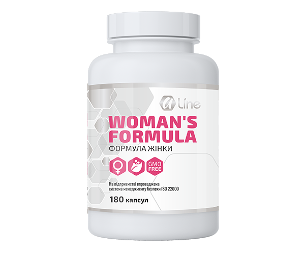 Формула жінки A-Line -капсули для збереження балансу жіночих статевих гормонів 180 капсул (Арт Лайф)