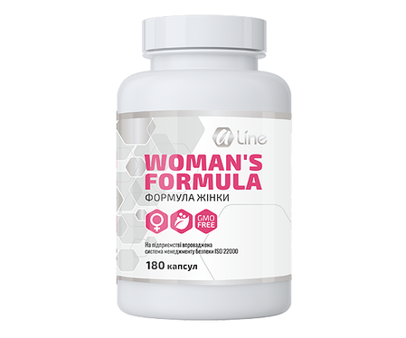 Формула жінки A-Line -капсули для збереження балансу жіночих статевих гормонів 180 капсул (Арт Лайф), фото 1