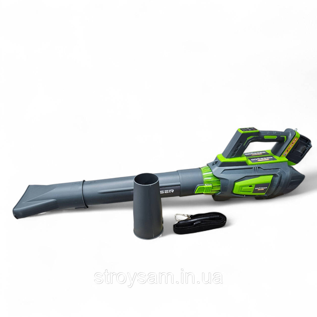 Повітродувка акумуляторна 40в 200м/с Grosser GBW 600 Чехія, фото 1