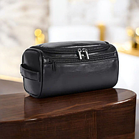 Персоналізована чоловіча сумка для туалетного приладдя з високоякісної штучної шкіри, дорожня косметичка