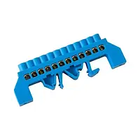 Нульова шина в ізоляції HCD 6х9 12 - отворів Універсальна