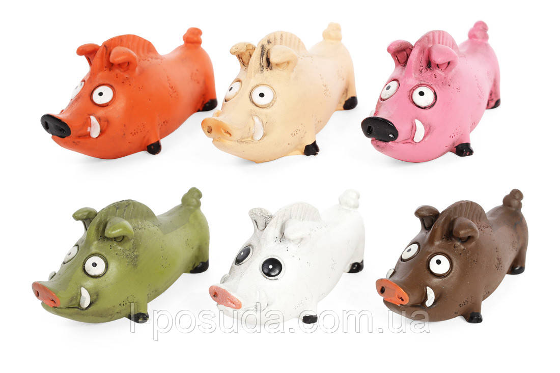 Фігурка кабана 8 см для декору 6 видів, фото 1