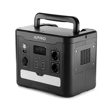 Зарядна станція 220 В 1500 Вт (1484 Вт/год) з бездротовою зарядкою APRO PS-1500 (код 852056)