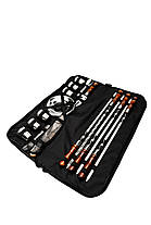 Набір шампурів у сумці Enot-3 Brown з посудом на 6 персон, фото 2