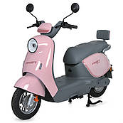 Електроскутер MES 1029-3 Moda, мотор 1000W, до 50 км/год, рожевий