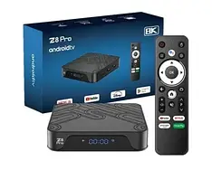 ТБ-приставка iATV Z8 Pro, Black, Allwinner H618 (4 ядра), 2Gb, 16Gb, WiFi 5 / Bluetooth 5.2, RJ45, 2xUSB 2.0, microSD, Android 12,