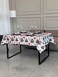 Скатертина водовідштовхувальна новорічна, Турецька, WATER PROFF (Під замовлення, або стандартний розмір), фото 2