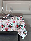 Скатертина водовідштовхувальна новорічна, Турецька, WATER PROFF (Під замовлення, або стандартний розмір), фото 5