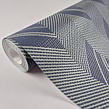 Шпалери вінілові на флізеліні 0.53 × 10.05 м Marburg 11507, сині — для спальні, вітальні, офісу, фото 2