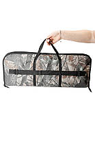 Набір шампурів Enot-2 Black у сумці з дерев’яними ручками та сіткою для риби - універсальний комплект для грилю, природи і риболов, фото 3