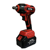 Гайковерт безщітковий ударний AOTUO з двома акумуляторами 48V (21V) 4000 mАh з набором інструментів у кейсі, фото 3