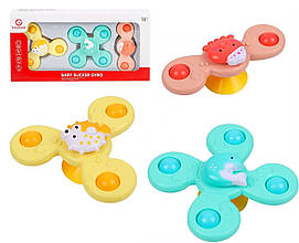 Іграшки - спінери для ванної на присосках TM Sobebear арт. YL 1011 B