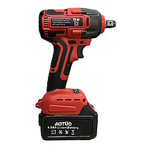 Гайковерт безщітковий ударний AOTUO з двома акумуляторами 48V (21V) 4000 mАh з набором інструментів у кейсі, фото 4