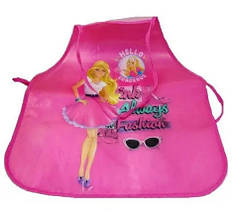 Дитячий фартух водонепроникний "Barbie", рожевий