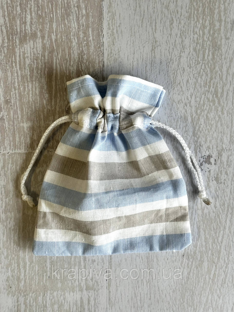 Екомішечок для речей і продуктів, екоторбина, екоторбинка, лляний мішок, хлібниця, екомішок, фото 1