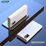 GYX Power Bank 20000 mAh 22,5 Вт – потужний зовнішній акумулятор із LED-індикатором для смартфонів та гаджетів, фото 2