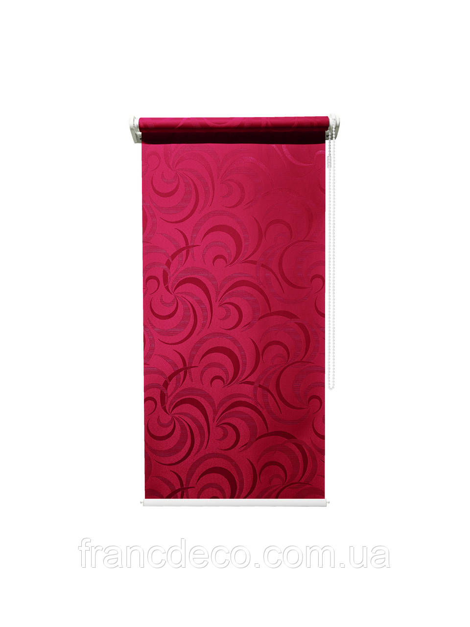 Рулонна штора Фестиваль колір фуксія висота виробів 160см., фото 1