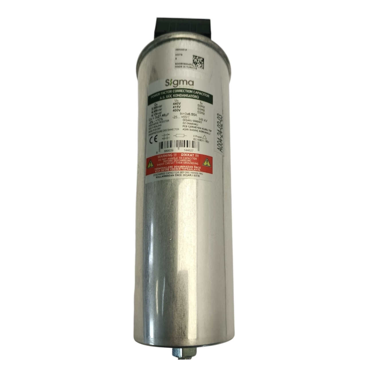 Конденсаторна батарея 3 фази 440В, 5 кВАр