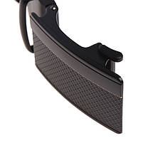 Автоматичний чоловічий шкіряний ремінь 115-125×3.5 / пояс на штани Borsa Leather, чорний, фото 5