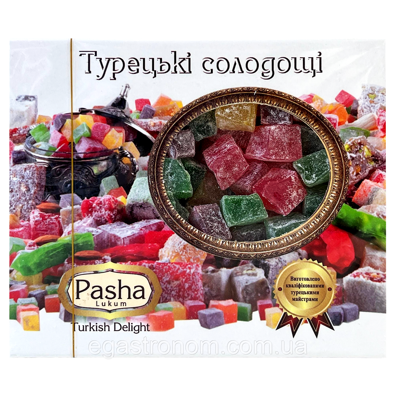 Рахат-лукум міні мікс Паша Pasha 200g 64шт/ящ (Код: 00-00018345), фото 1