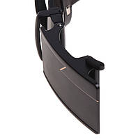 Автоматичний шкіряний ремінь для чоловіка 115-125×3.5 / пояс на штани, чорний, фото 4