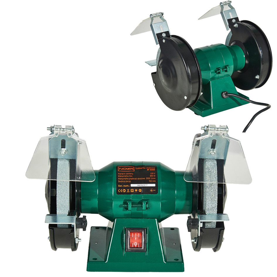 Точильний верстат NOWA SF 600G 150 мм, 600 Вт побутовий точильний верстат