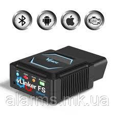 Діагностичний сканер Vgate vLinker FS Bluetooth OBD2 Forscan., фото 1