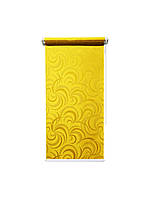 Рулонна штора Фестиваль колір лимон висота виробів 160см.