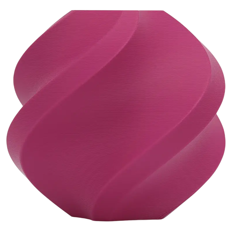 Пластик без котушки Bambu Lab PLA Matte Plum (11204), Refill, 1.75мм, 1кг, 315м, 190-230°C, Пурпурний філамент для 3Д-друку, фото 1