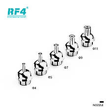 Паяльна станція RF4 RF-H4 (1200W) турбінна (фен 100-480°C) (4 канали пам'яті), фото 3