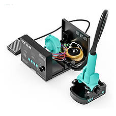 Паяльна станція RF4 RF-H4 (1200W) турбінна (фен 100-480°C) (4 канали пам'яті), фото 4